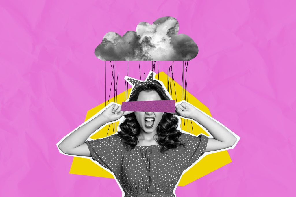 Illustration des manifestations physiques et comportementales du stress